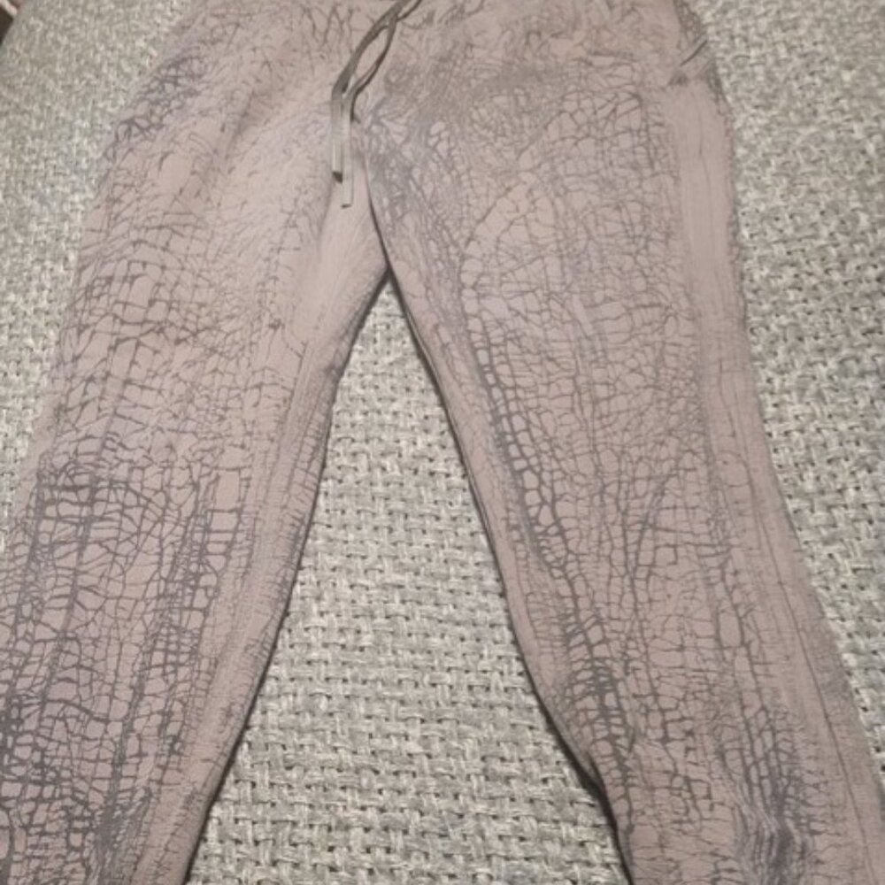 lululemon athletica Gray Patterned Joggers